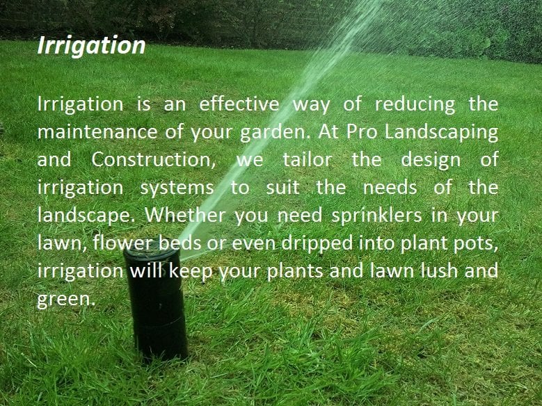 irrigation